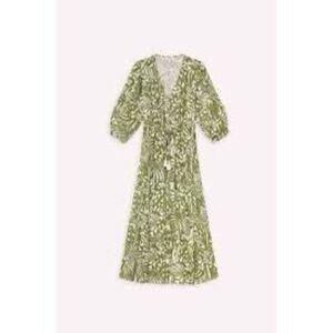 green emerald velvet dress Ciska Dress in Vert from Suncoo